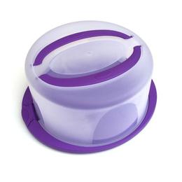 Platou pentru tort rotund violet - Maxdeco