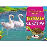 Testoasa guraliva: Poveste cu talc. Pop-up, editura Aramis