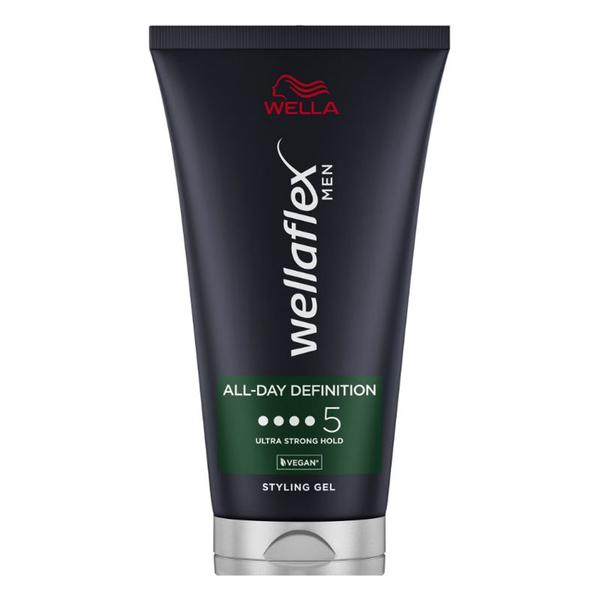 Gel de Par - Wella Wellaflex Men Power Definition Styling Gel Ultra Strong Hold, 150 ml