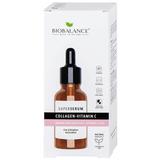 Super Serum cu Colagen 4,5% + Vitamina C 0,5%, pentru Fermitate si Luminozitate - Bio Balance, 30 ml