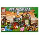 Set de costructie Minecraft My World, Fortareata Albinelor, 439 piese