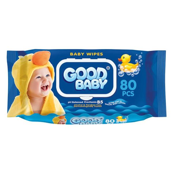 Servetele Umede cu Capac - Good Baby Wipes, Paksel, 80 buc