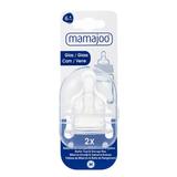 Set Tetine de Silicon Anti-Colici nr. 2 / M, 6 luni + si Cutie de Depozitare, 2 buc