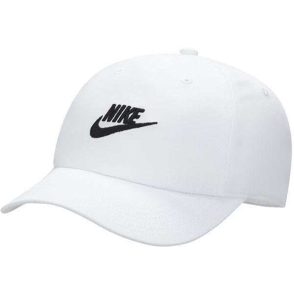 Sapca copii Nike Club Unstructured Futura Wash Cap FB5063-100, Marime universala, Alb