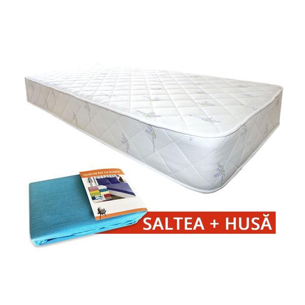 Set Saltea Spectral SuperOrtopedica Ultra 90 x 200 + Husa cu elastic