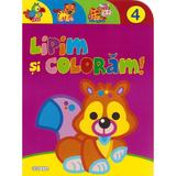 Lipim si coloram 4, editura Girasol