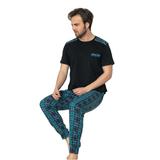 pijamale-barbati-bumbac-pantaloni-lungi-bluza-maneca-scurta-negru-s-2.jpg