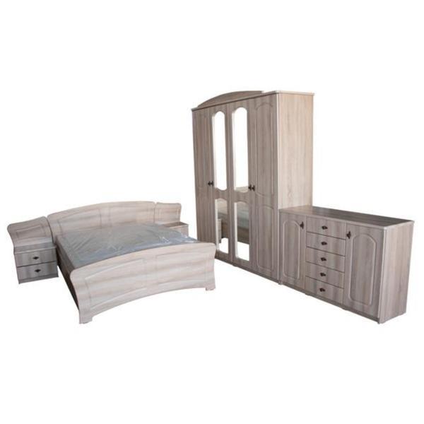 Dormitor Roma Sonoma cu pat 140x200 cm