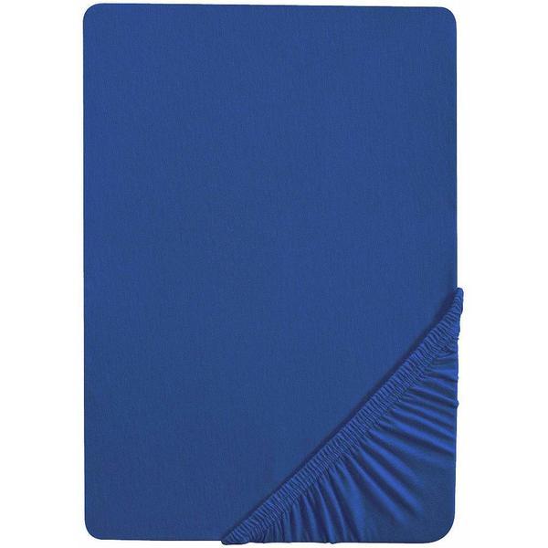 Cearceaf cu elastic bumbac jersey, Patru Anotimpuri, 180x200 cm, Albastru