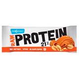 Baton Proteic cu Alune si Sare Vulcanica, Fara Gluten -  Maxsport Raw Protein 21%, 50 g