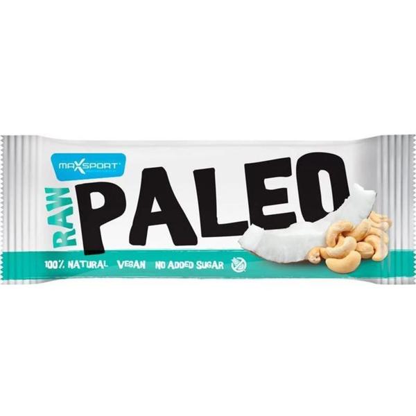 Baton Proteic Vegan, cu Cocos si Caju - Maxsport Raw Paleo, 50 g
