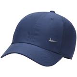 Sapca unisex Nike Dri-Fit Club Unstructured Metal Swoosh Cap FB5372-410, S-M, Albastru