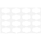 Set 40 Etichete autoadezive, albe, de scris cu markerul, model 3, 4x8 cm