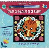 Carte de colorat si de razuit. Animale de companie, editura Prut