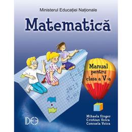 Matematica - clasa 5 - manual + cd - mihaela singer, cristian voica, consuela voica, editura idee