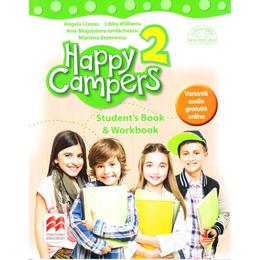 Happy campers 2. studentòs book and workbook - angela llanas, editura litera