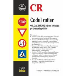 Codul rutier act. 5 iunie 2018, editura rosetti