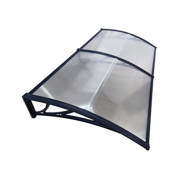 Copertina de usa, negru transparent, accesorii montaj inclus, Maprofi - 240x120 cm