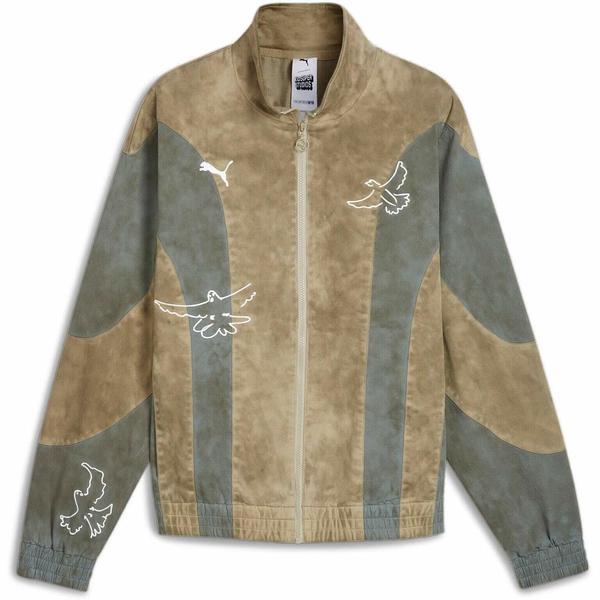 Geaca barbati Puma X Kidsuper Track Jacket 62407594, S, Bej
