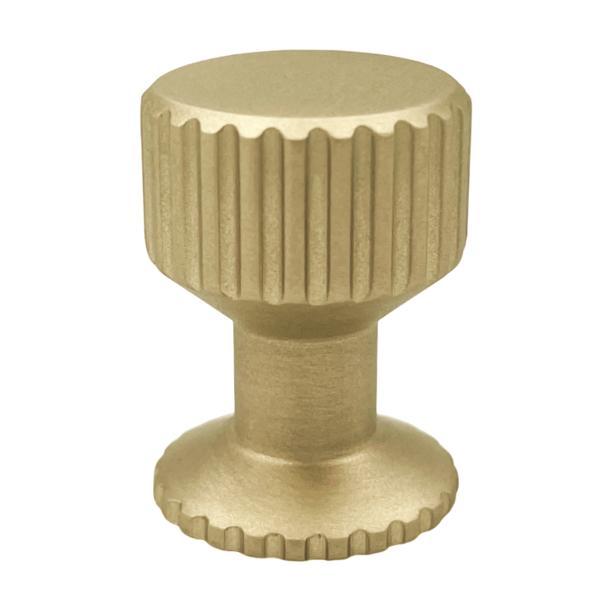 Buton pentru mobila Kadir, finisaj alama satin CB, Ø:22 mm