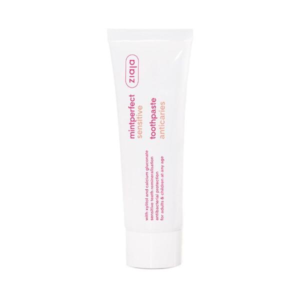 Pasta de Dinti Anticarii - Ziaja Mintperfect Sensitive Toothpaste Anticaries, 75 ml