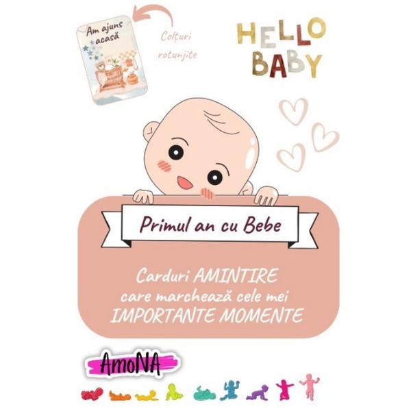Primul an cu bebe. 20 carduri amintire: Hello Baby , editura Amona