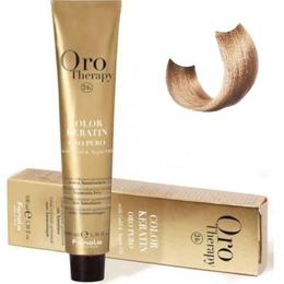 Vopsea fara amoniac - Fanola Oro Therapy Color Keratin - 9.3 blond foarte deschis auriu
