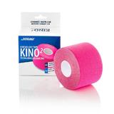 Banda Kinesiologica Novama Kino2, impermeabila, moale si confortabila, fara latex, 5 cm x 5 m, Roz