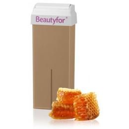 Ceara epilatoare roll-on de unica folosinta - beautyfor wax roll-on cartridge, miere, 100ml