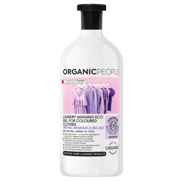 Detergent Eco pentru Rufe Colorate - Organic People Laundry Washing with Organic Magnolia and Sea Salt, 1000 ml