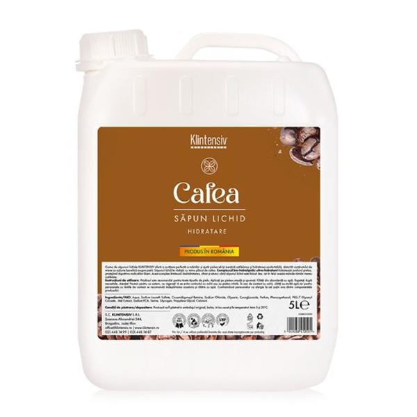 Sapun Lichid cu Extract de Cafea - Klintensiv Beauty Cream Wash Coffee, 5000 ml