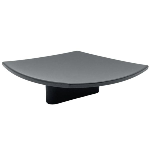 Buton pentru mobila Donau, finisaj negru cobalt, 67x67 mm