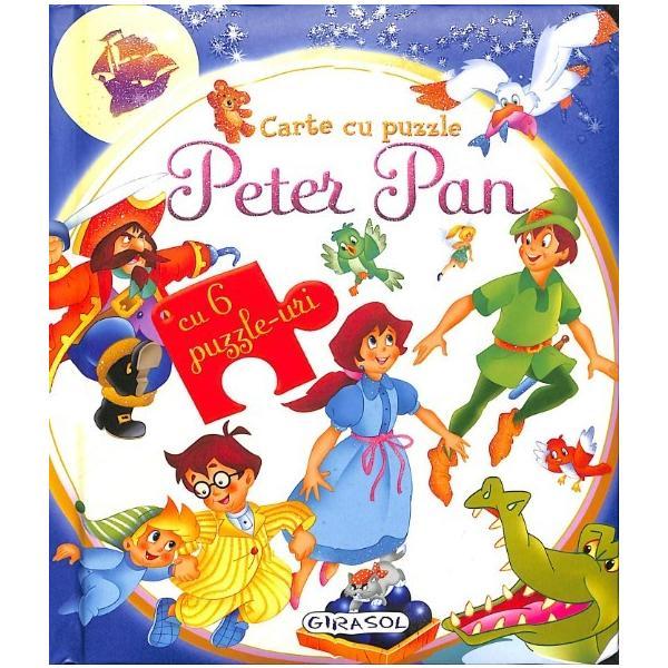 Peter Pan. Carte cu puzzle, editura Girasol
