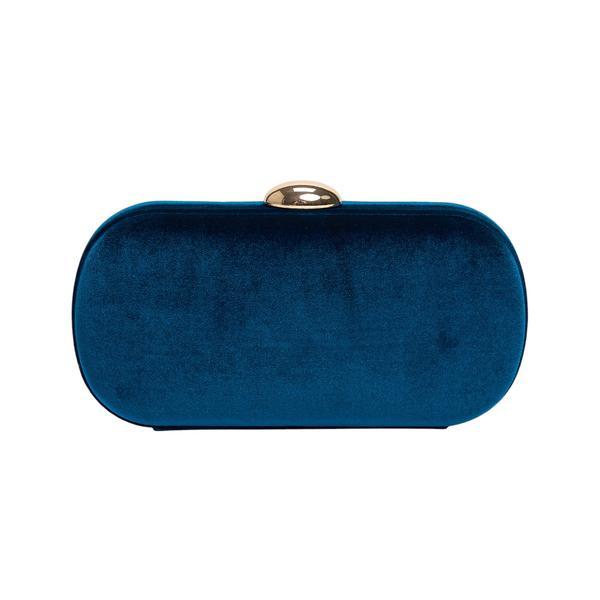Clutch Juliet Catifelat Albastru