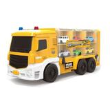 Set de joaca, camion transformabil in parcare etajata