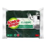 Bureti Clasici pentru Vase Curatenie Puternica - 3M Scotch Brite Classic Scrub Sponge, 4 buc