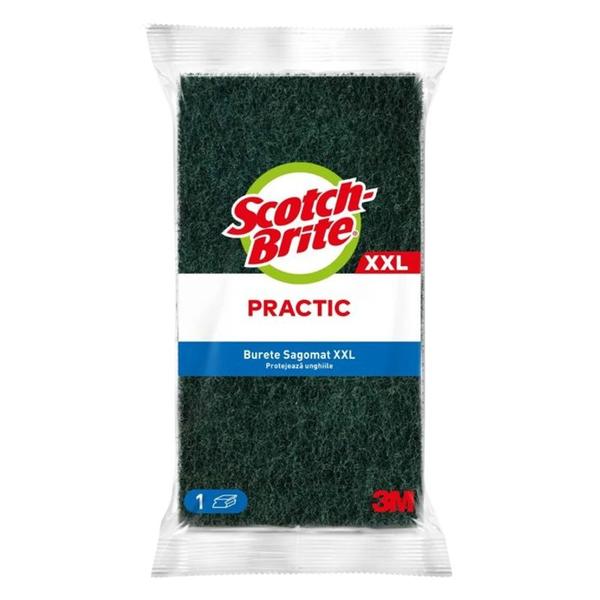Burete Sagomat XXL cu Protectie pentru Unghii - 3M Scotch-Brite Practic, 1 buc