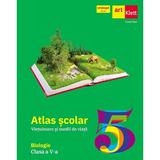 Atlas scolar. Biologie - Clasa 5 - Vietuitoare si medii de viata - Ionut Popa, editura Grupul Editorial Art