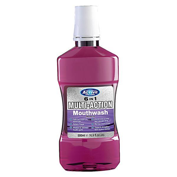 Apa de gura Multi-Action, Active Oral Care, Beauty Formulas, 6in1 x 500 ml