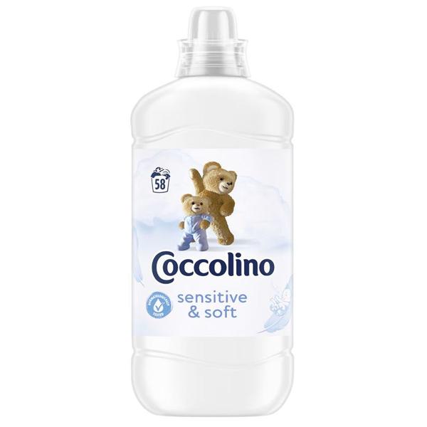 Balsam de Rufe - Coccolino Sensitive & Soft, 58 spalari, 1450 ml