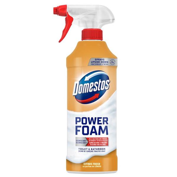 Spray Spuma de Curatare cu Parfum de Lamaie - Domestos Spray Power Foam Citrus Fresh, 435 ml