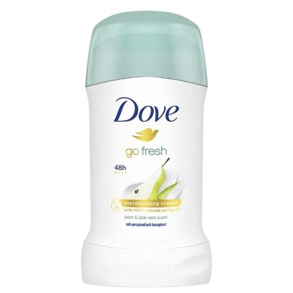 Deodorant Stick - Dove Go Fresh Pear & Aloe Vera Scent, 40 ml