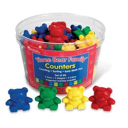 Familia celor trei ursuleti - set de 80 piese - learning resources