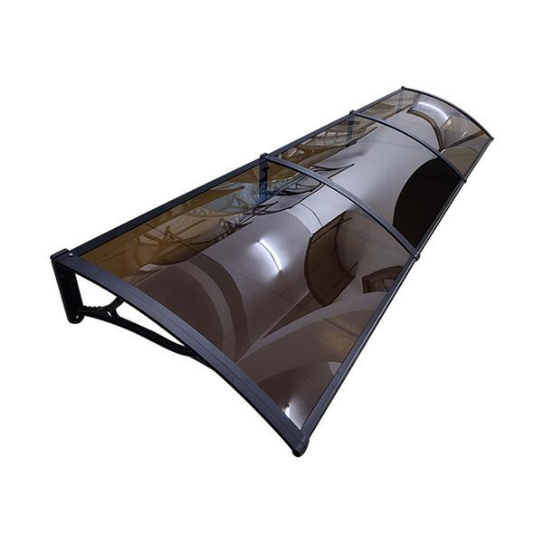 Copertina PRO Alu+Plexiglas de usa, negru bronz, Maprofi - 240x150 cm