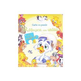 Ratusca cea urata - carte cu 6 puzzle-uri, editura girasol