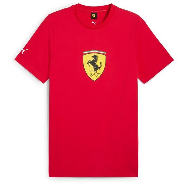 Tricou barbati Puma Ferrari Race Colored Big Shield Tee 63018802, XXL, Rosu