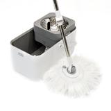 Set mop rotativ Pro Clean D7 cu galeata centrifuga 7.5L + 2 rezerve din microfibra incluse