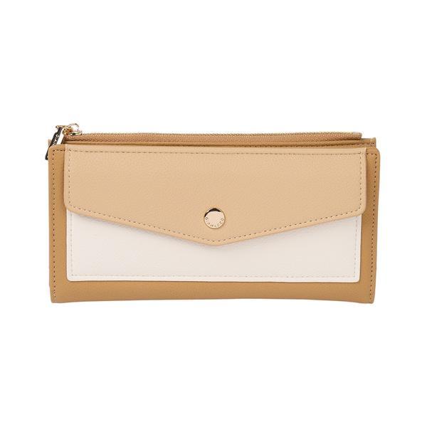 Nou Diana&Co Firenze Portofel Color cu Clapeta Camel