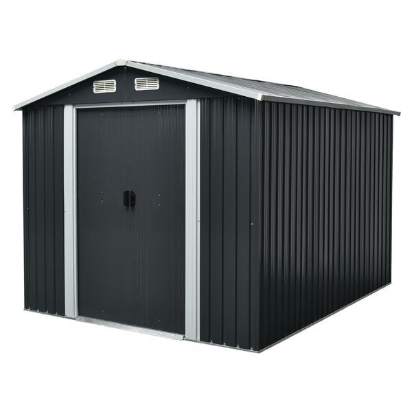 Magazie de gradina depozitare XXL - 303 x 236 x 190 cm antracit / SD-YX108-154