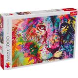Puzzle 1000: Leul colorat